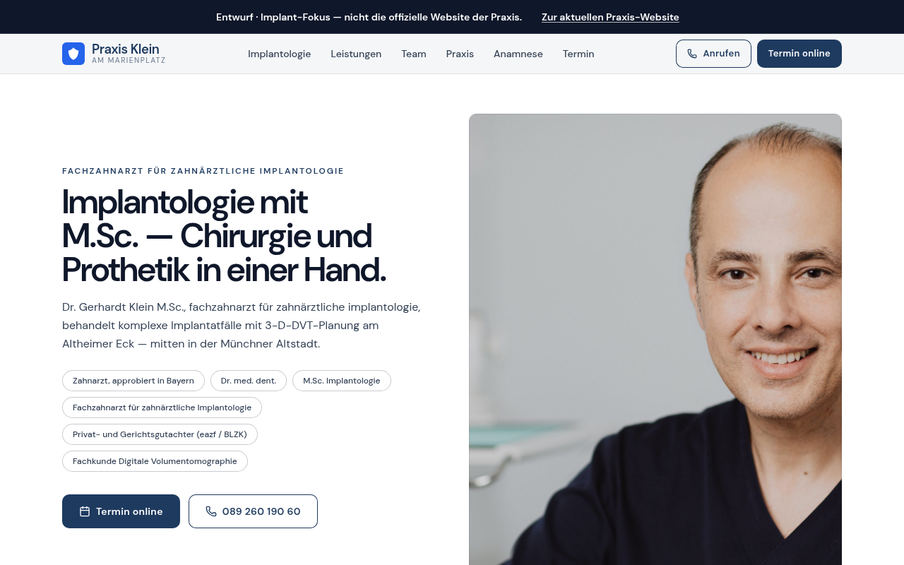 Vorschau Implant-Fokus Claude